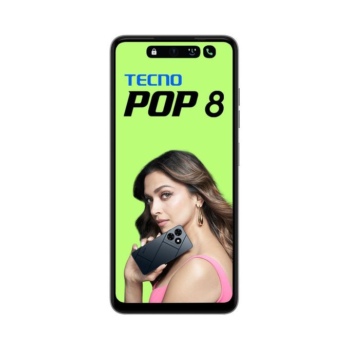 Tecno Pop 8 - 6.6" 4GB RAM 64GB ROM 13MP 5000mAh - White